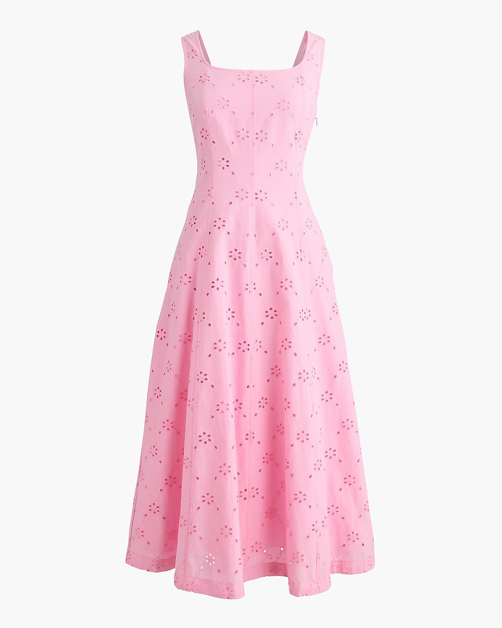 Eyelet embroidered midi dress | J.Crew Factory