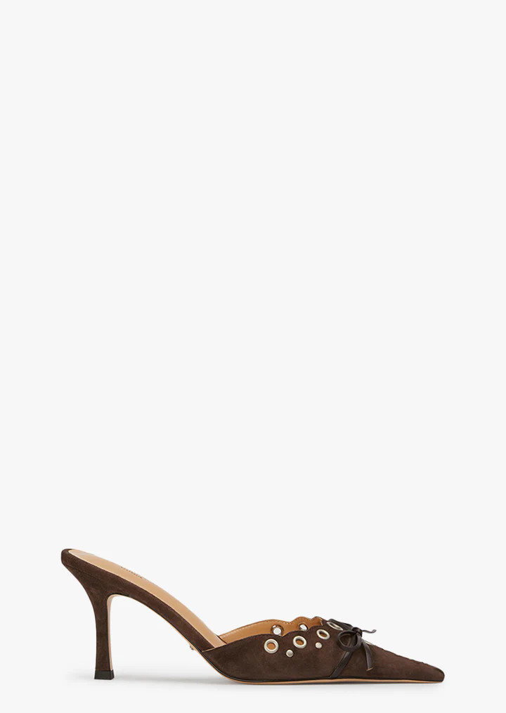 Shae Espresso Suede Heels | Heels | Tony Bianco | Tony Bianco (Australia & New Zealand)
