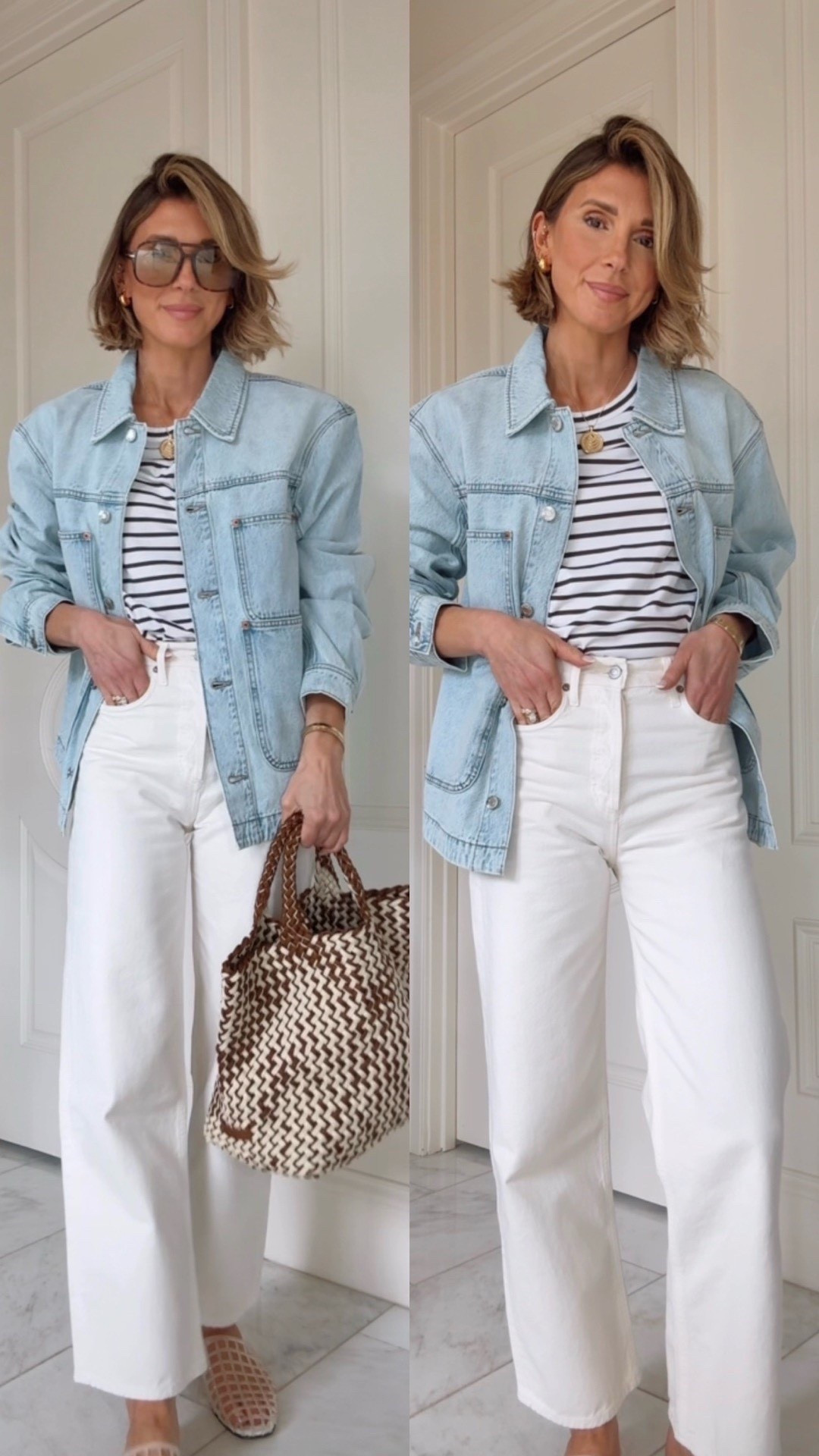 A creative way to do denim on denim for the spring. Loving this new jacket!

#LTKootd