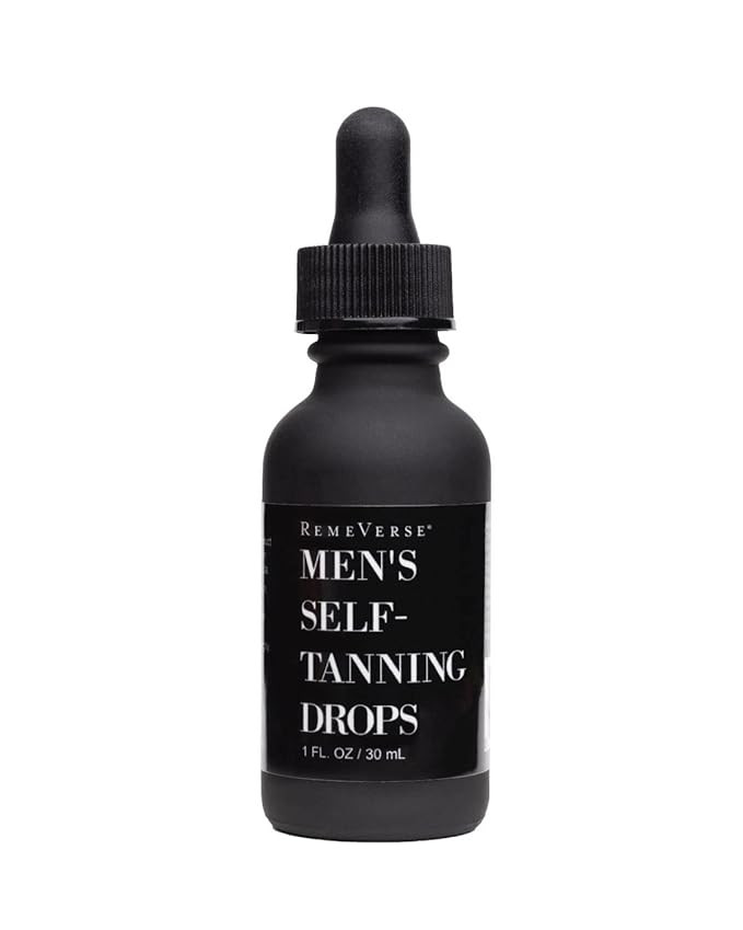 Men’s Self-Tanning Drops by RemeVerse: Sunless Tanner Formulated for Men to Achieve Natural-Loo... | Amazon (US)
