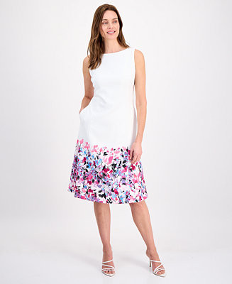 KasperWomen's Sleeveless Floral Midi Dress | Macy's