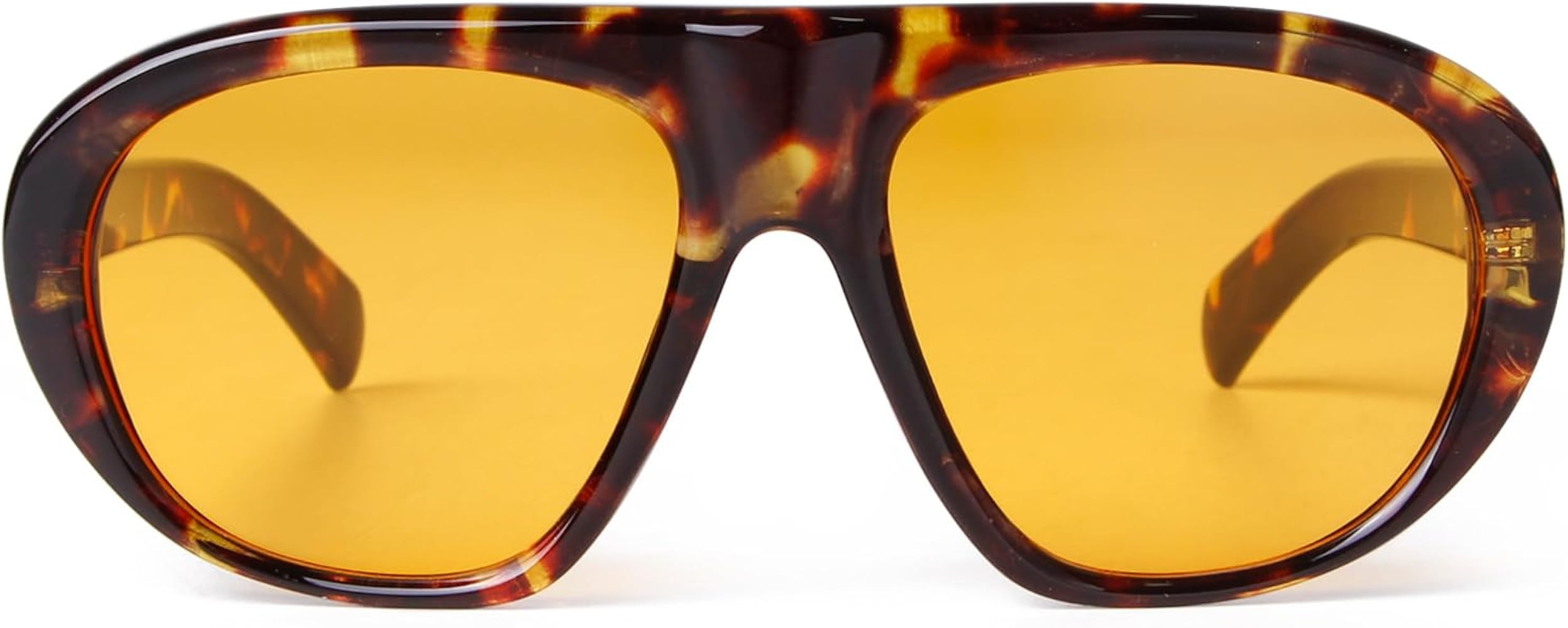 Trendy Pilot Sunglasses for Women Men Retro Chic Oversized Flat Top Sun Glasses | Amazon (UK)