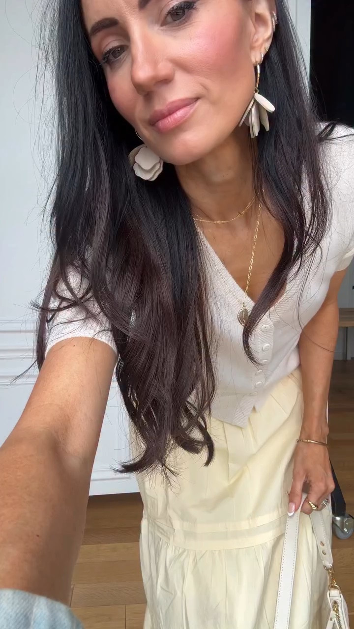 Some of my favorite basics I’ve worn in a while- literally a small capsule wardrobe that would be perfect for a trip to Europe or just a staycation. 🌸🧈🦢 All pieces are from @Quince  and very affordable. Linking in LTK. #quincepartner #liketkit @shop.ltk