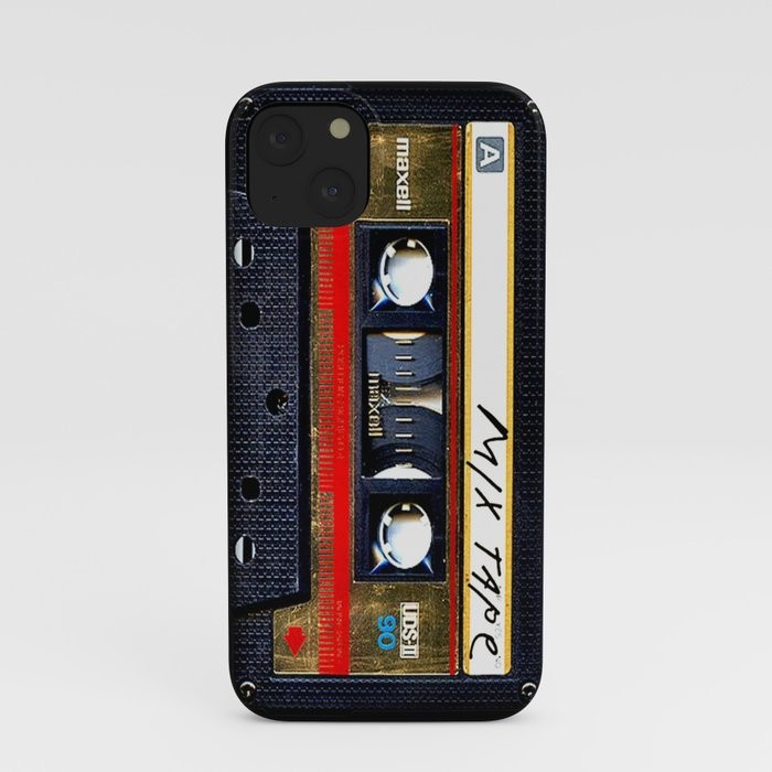 Retro classic vintage gold mix cassette tape iPhone Case | Society6