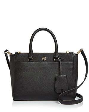Tory Burch Robinson Small Double Zip Leather Tote | Bloomingdale's (US)