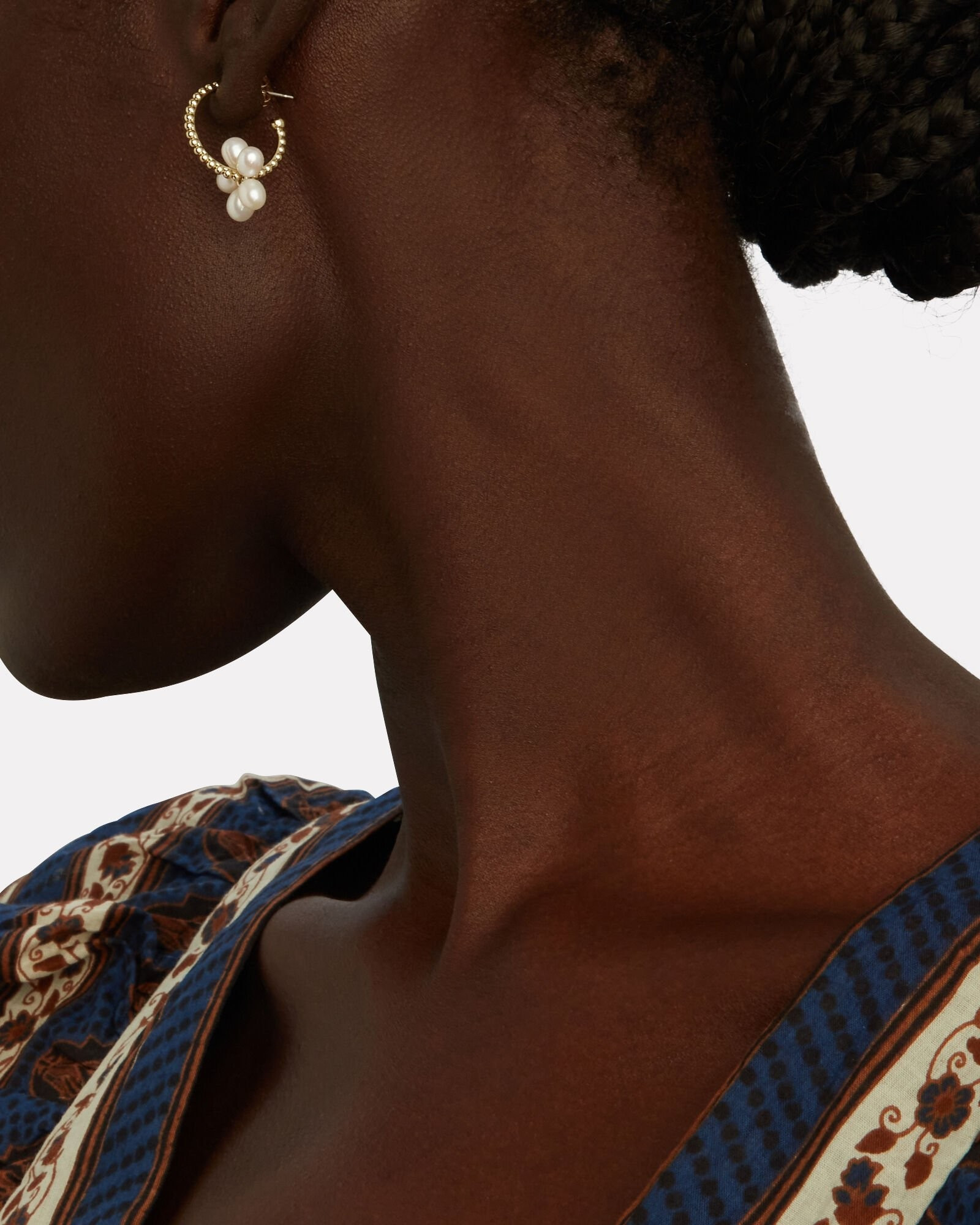 Pearl Washer Daisy Drop Earrings | INTERMIX