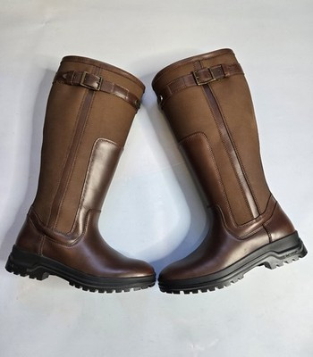 LE CHAMEAU JAMESON FEMALE STANDARD FIT CARAMEL BROWN LEATHER BOOT MADE PORTUGAL | eBay US