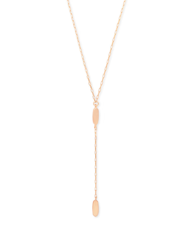 Fern Y Necklace in Rose Gold | Kendra Scott