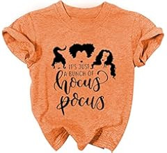 LAZYCHILD It's Just A Bunch of Hocus Pocus Halloween T Shirt Toddler Boys Girls Sanderson Sister ... | Amazon (US)