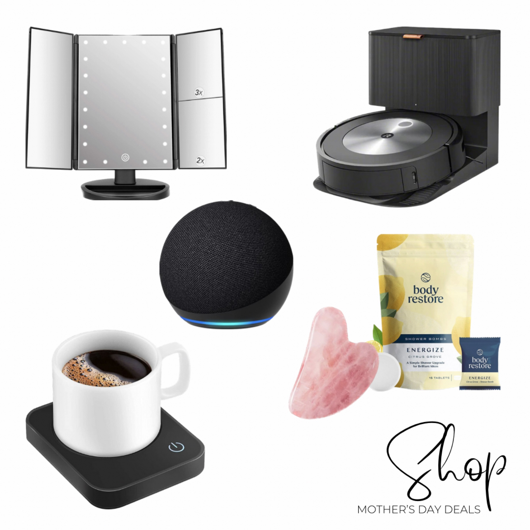 Mother’s Day is coming up! Don’t forget to buy your mom, grandma, wife or daughter a little something to say thank you for all that she does. Whether it me a robot vacuum to ease her need to clean up after you, a coffee mug warmer to keep her favorite life giving beverage at perfect temperature throughout her morning, a fun gadget like an Alexa Amazon Echo Dot, or something for her beauty routine. She will love the thought. And why not save on these items while you’re at it?!

#LTKGiftGuide #LTKsalealert #LTKFind