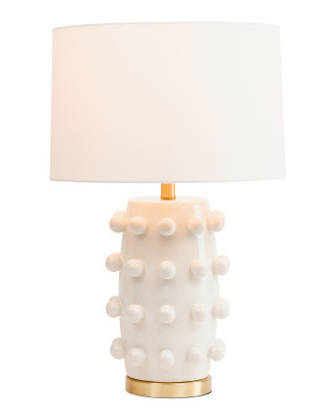 26in Dot Ceramic Textured Table Lamp | TJ Maxx
