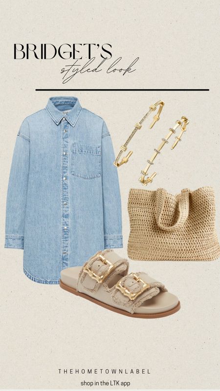 Styled look
Denim dress
Spring outfits 