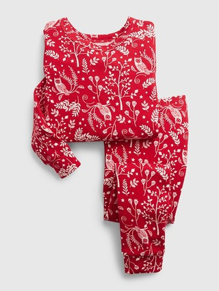 babyGap 100% Organic Cotton Owl Print PJ Set | Gap (US)