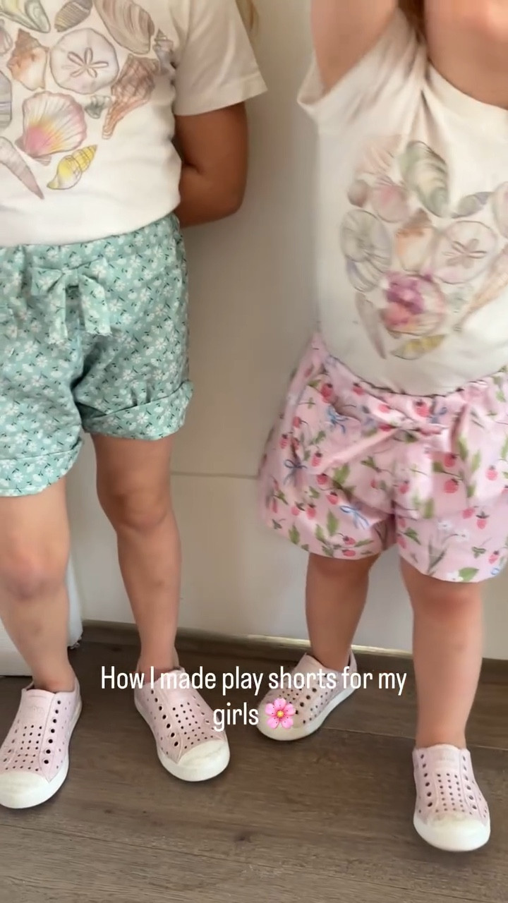 My favorite things to sew right now are shorts and pants for my girls! 🌸

#toddlerclothes #sewing #girlmom #sewingforgirls #emroidery