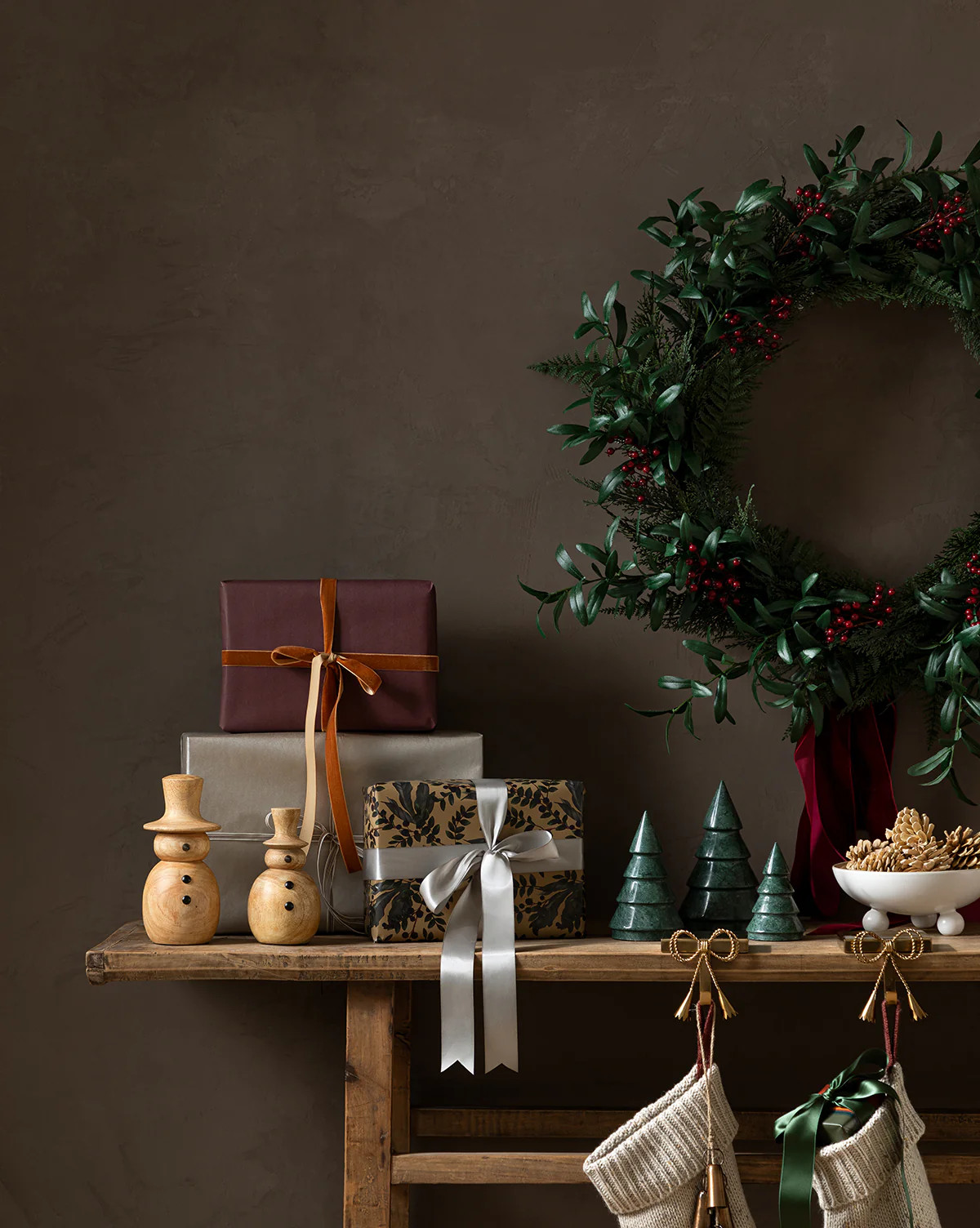 Jolee Mantel Trees (Set of 3) | McGee & Co. (US)