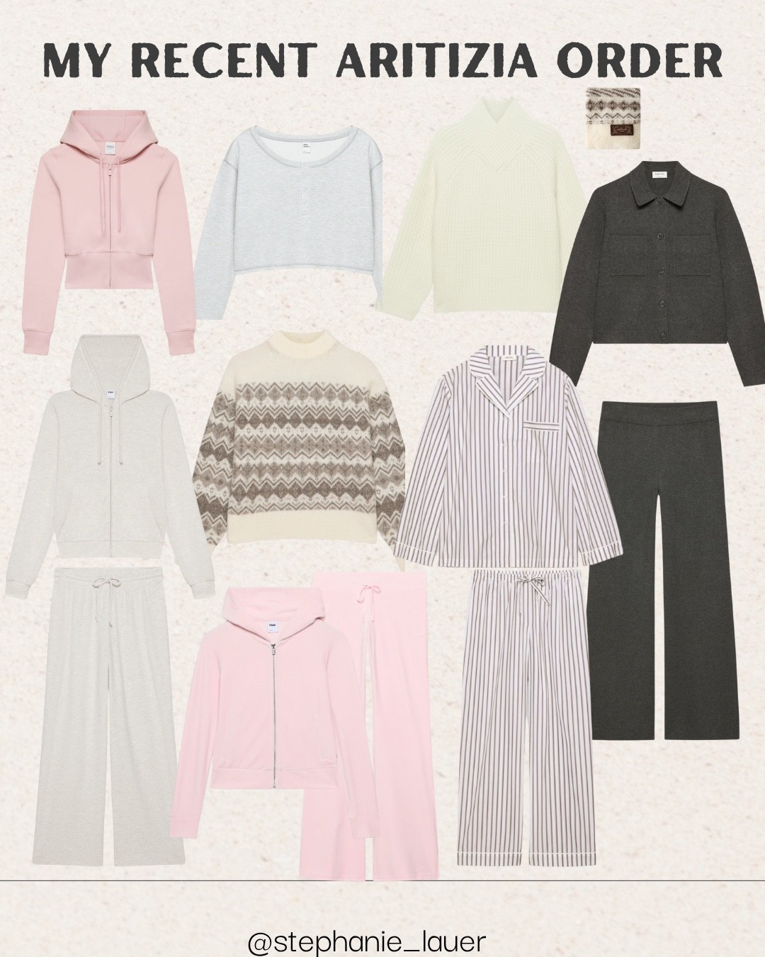 My recent Aritzia order! 


@aritzia Aritzia, Super Puff, Tna, Babaton, Wilfred, Effortless Pants, CozyAF, winter fashion, cold weather style, Aritzia haul, Aritzia outfits, Aritzia sale, clientele sale, Aritzia new arrivals, fall fashion, winter essentials, capsule wardrobe, minimalist style, luxe basics, everyday outfit, loungewear, matching set, puffer jacket, faux fur jacket, cozy outfit, neutral tones, chic style, elevated basics, street style, Aritzia favorites, Aritzia try on, holiday outfits

#LTKGiftGuide #LTKSeasonal #LTKStyleTip