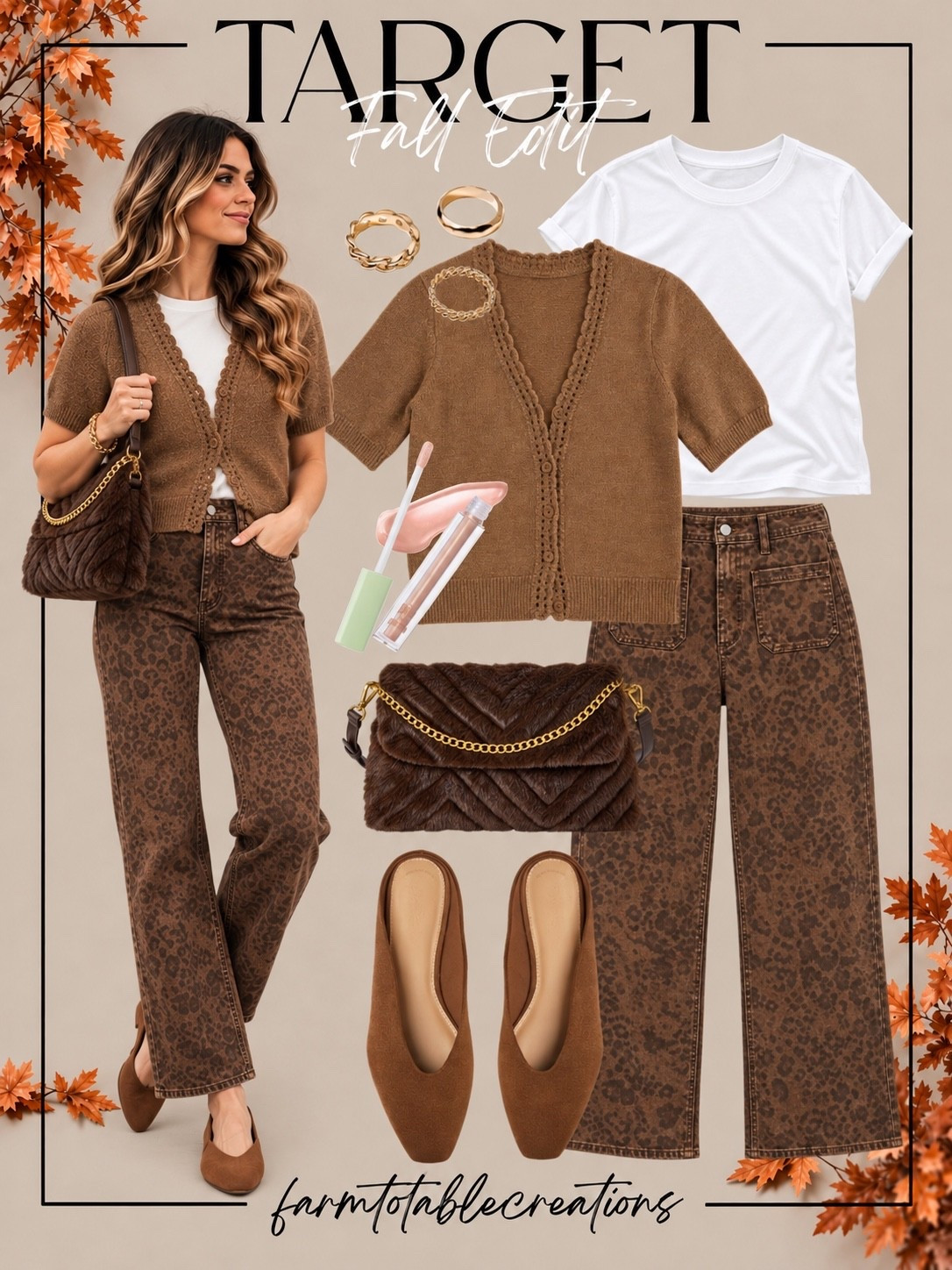 Fall Fashion Finds That Just Made The Cut 🍂🤎

A little leopard print, cozy knits, and the prettiest shades of brown! This Target fall outfit is the perfect mix of comfy and put-together. Loving the scalloped cardigan, statement jeans, suede flats, and textured handbag. Such an easy look to wear all season long!

#LTKStyleTip #LTKFall #LTKFashion #TargetStyle #FallOutfits #AffordableFashion #LTKFinds