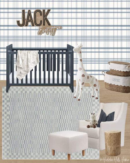 Nursery decor, baby boy nursery, cute nursery decor mood board, home decor, nursery Inspo, navy blue nursery, crib, glider #nursery #babyboy

#LTKkids #LTKbaby #LTKsalealert
