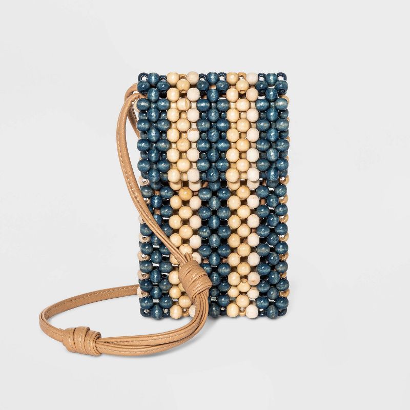 Striped Straw Phone Crossbody Bag - Universal Thread™ | Target