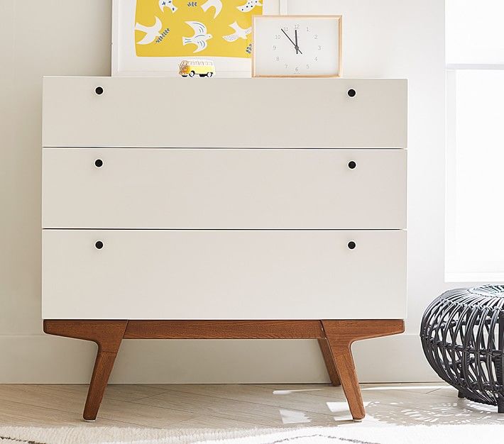 west elm x pbk Modern 3-Drawer Dresser | Pottery Barn Kids