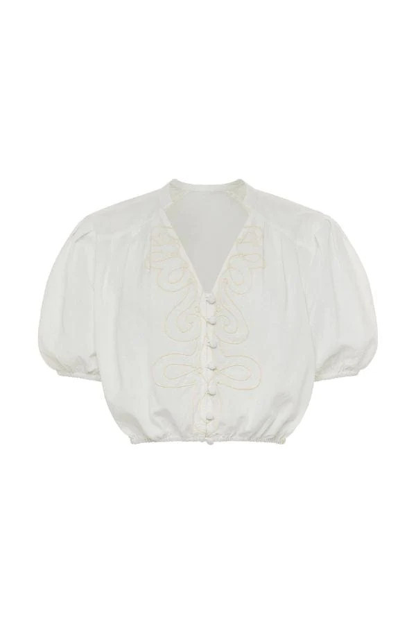 Mia Linen Blouse | Modatrova