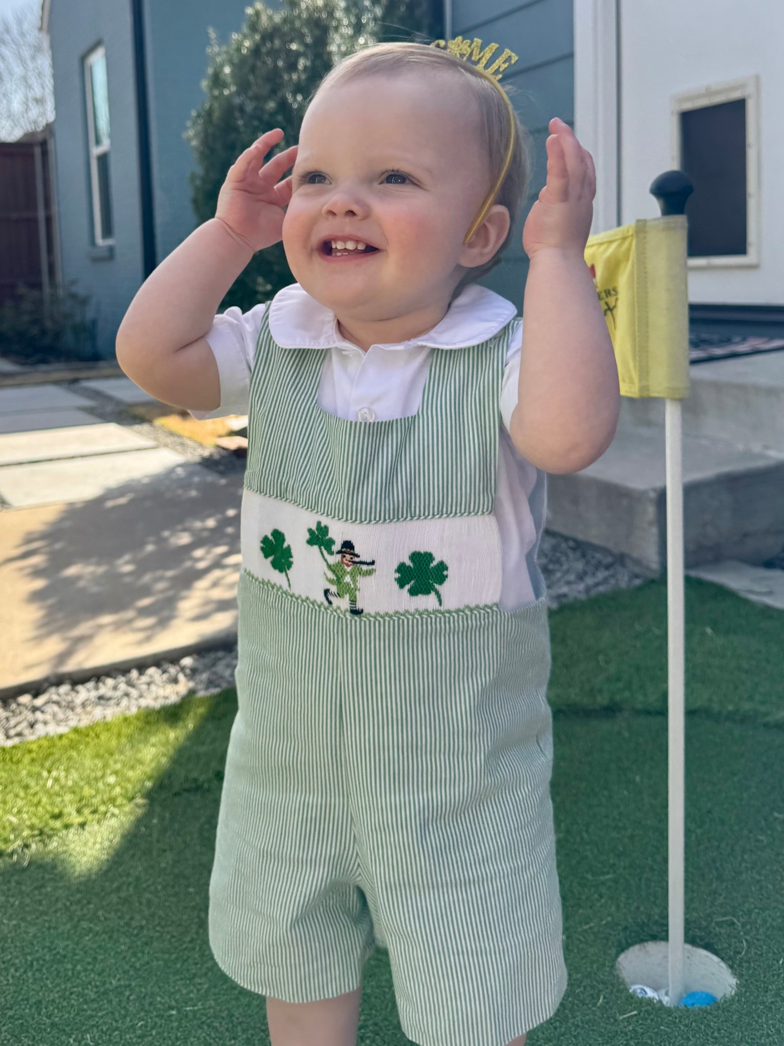 My little leprechaun 🍀  

#LTKSeasonal #LTKFamily #LTKKids