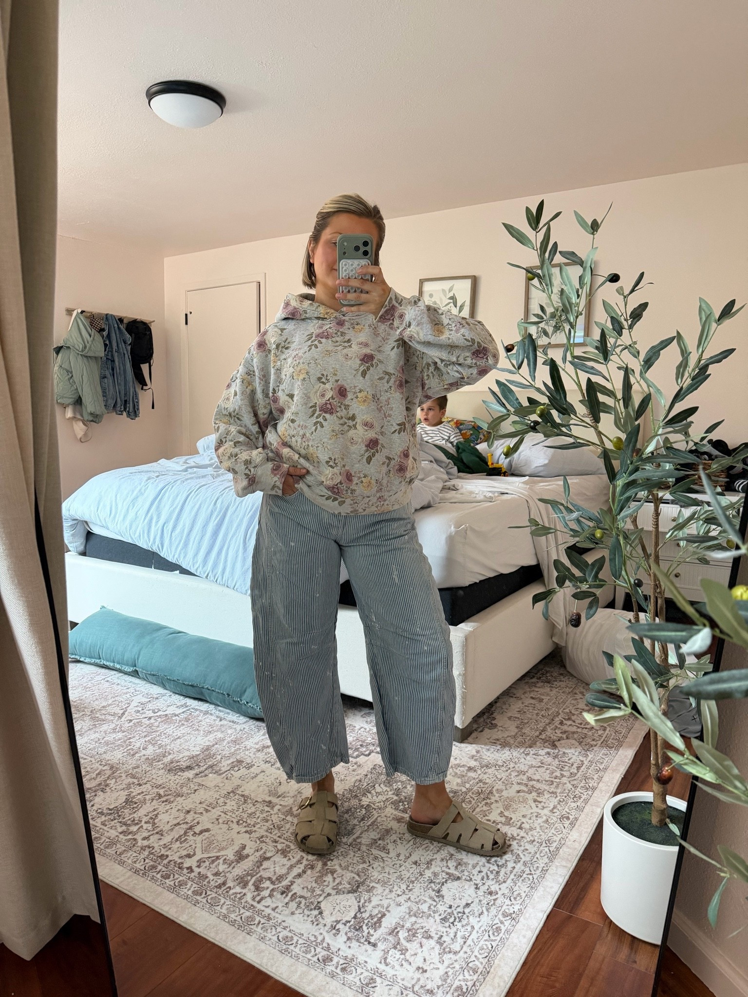 casual cloudy day ootd 

Pants are old free people but linking similar!!

#LTKSaleAlert #LTKootd #LTKPetite