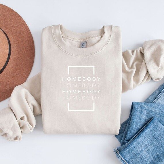Homebody Sweatshirt | Homebody Crew Neck | Gift for Her | Gift for a Homebody | Cozy Sweatshirt | Etsy (US)