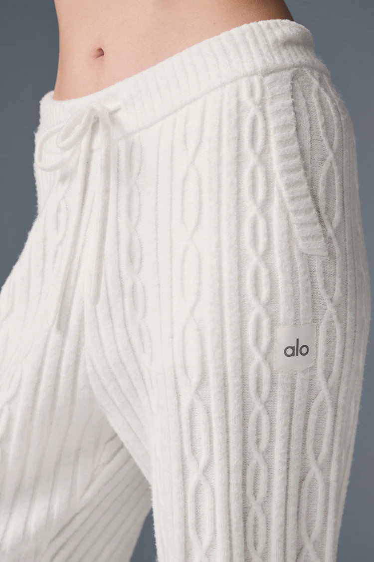 Cable Knit Winter Bliss Pant | Alo Yoga (US)