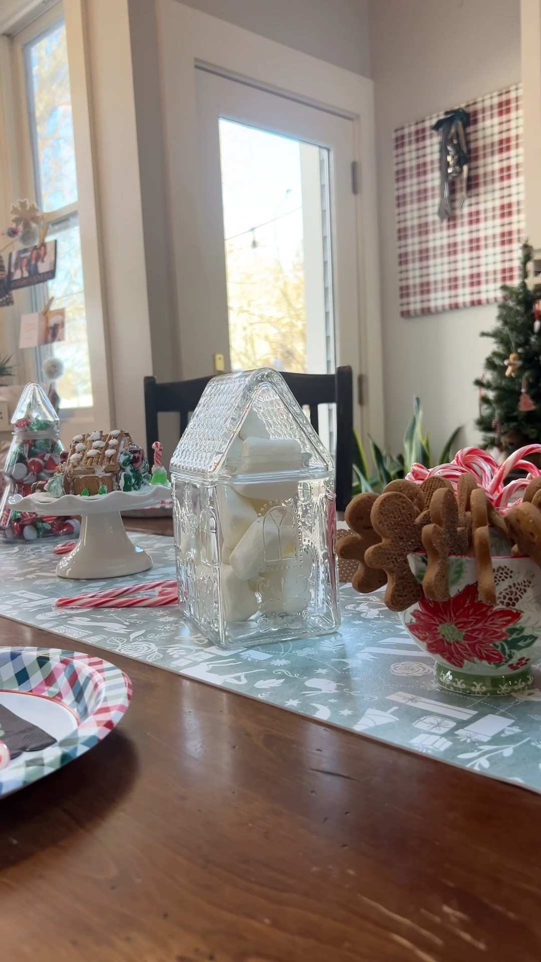 Twas the night before Christmas baking, when all through the house,
Not a creature was stirring, not even a kitchen mouse.
The aprons were hung by the table with care,
In hopes that the bakers soon would be there.

In our house we take Christmas baking seriously! (See stories if you don’t believe us!) We get everything organized the day before so that the gingerbread house making, baking & frosting can go off without a hitch!  Love this Christmas runner from @vmathome - it protects our table & creates a centerpiece for our gingerbread making supplies!  Love it for a kitchen table or a kids table for Christmas dinner.  They have so many fun patterns for tables and floor mats.  Be sure to check them out! Subscribe and Get 10% Off Your First Order | Free US Ground Shipping
.
.
.
#kitchensofinsta #kitchentable #christmasbaking #homesweethome #kitchendesignideas

 Runner from VMat home - Subscribe and Get 10% Off Your First Order | Free US Ground Shipping

#LTKHoliday #LTKHome #LTKSeasonal
