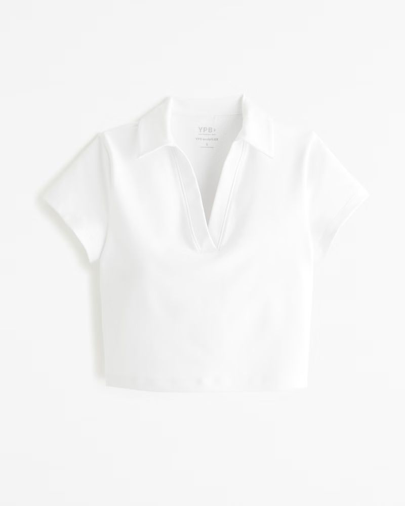 Women's YPB sculptLUX Polo Tee | Women's Active | Abercrombie.com | Abercrombie & Fitch (US)