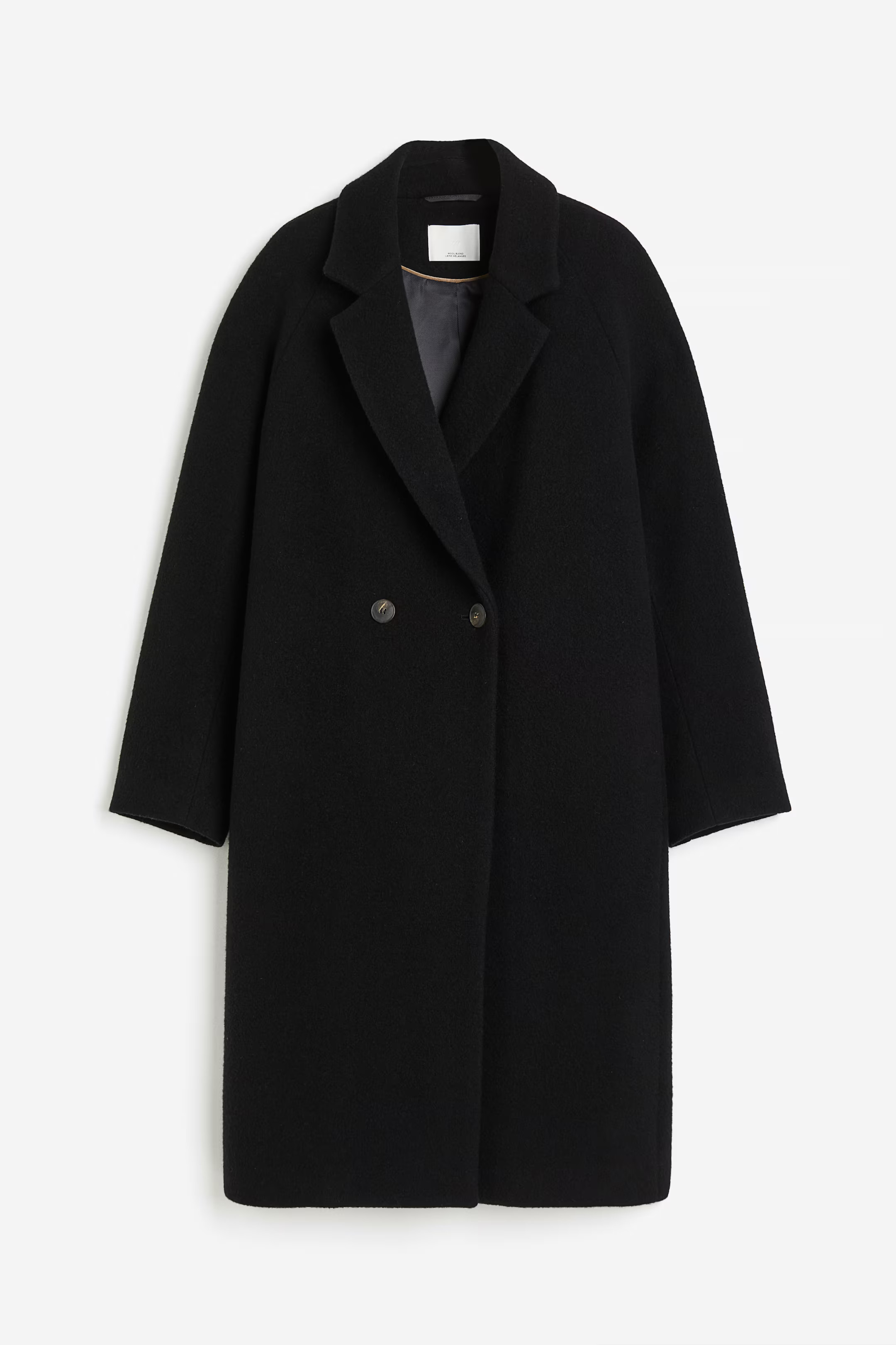Double-breasted wool-blend coat | H&M (UK, MY, IN, SG, PH, TW, HK)