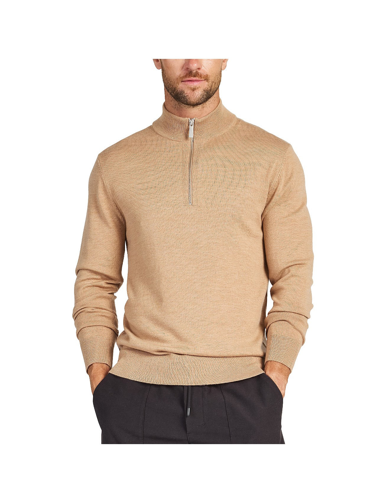 ACADEMY MERINO 1/4 ZIP | David Jones (Australia & New Zealand)