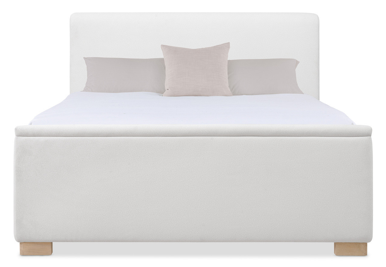 Banyon Bay California King Upholstered Bed In Beige | 1stopbedrooms