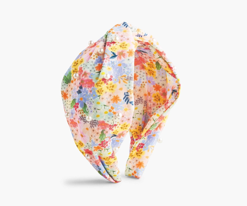 Pastel Margaux Embellished Twisted Headband | Rifle Paper Co.