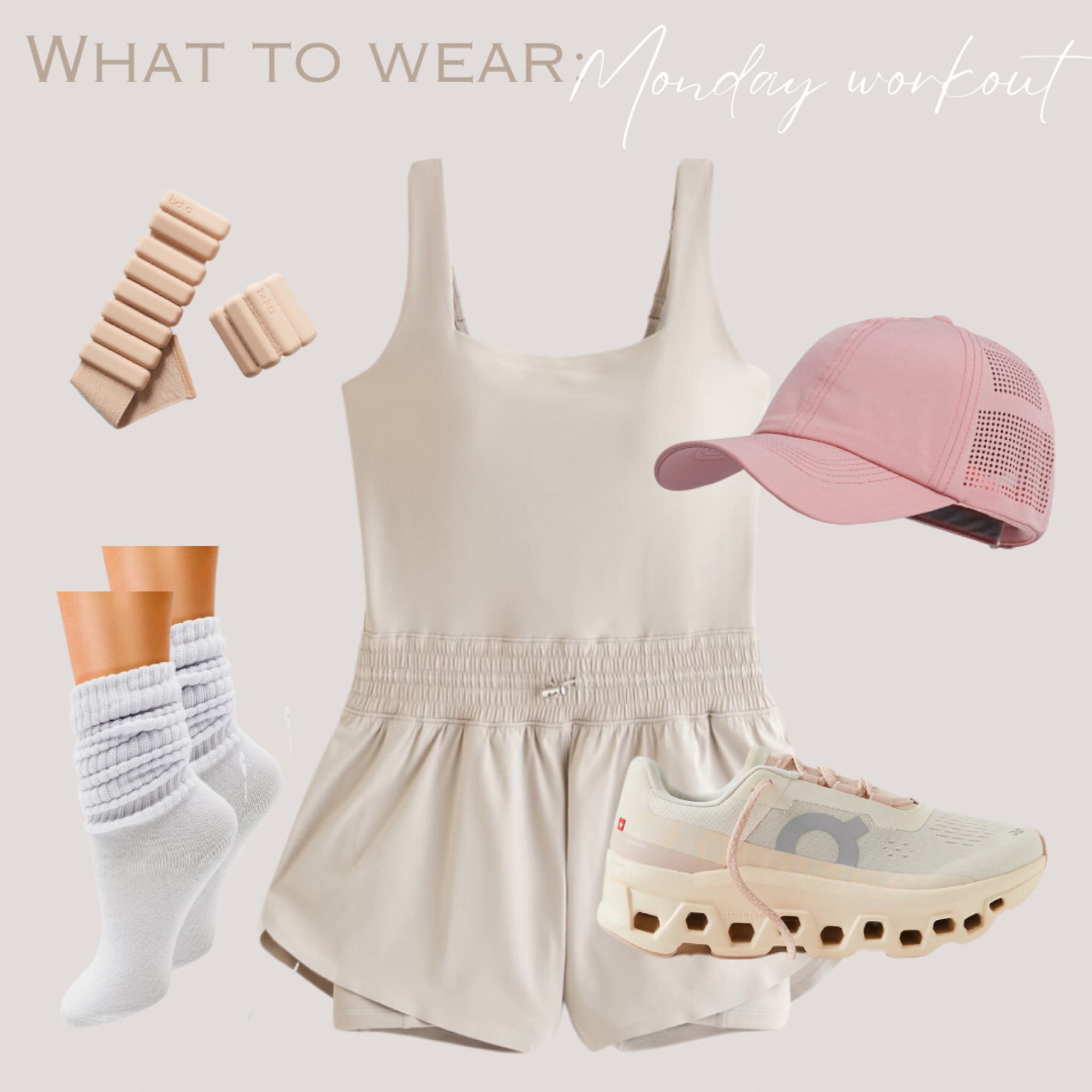 What to wear: Monday workout 


Onesie, cloudmonster sneakers, baseball cap, slouch socks, bangle weight’s 


#abercrombie #freepeople #amazon #workout #activewear 

#LTKStyleTip #LTKFitness