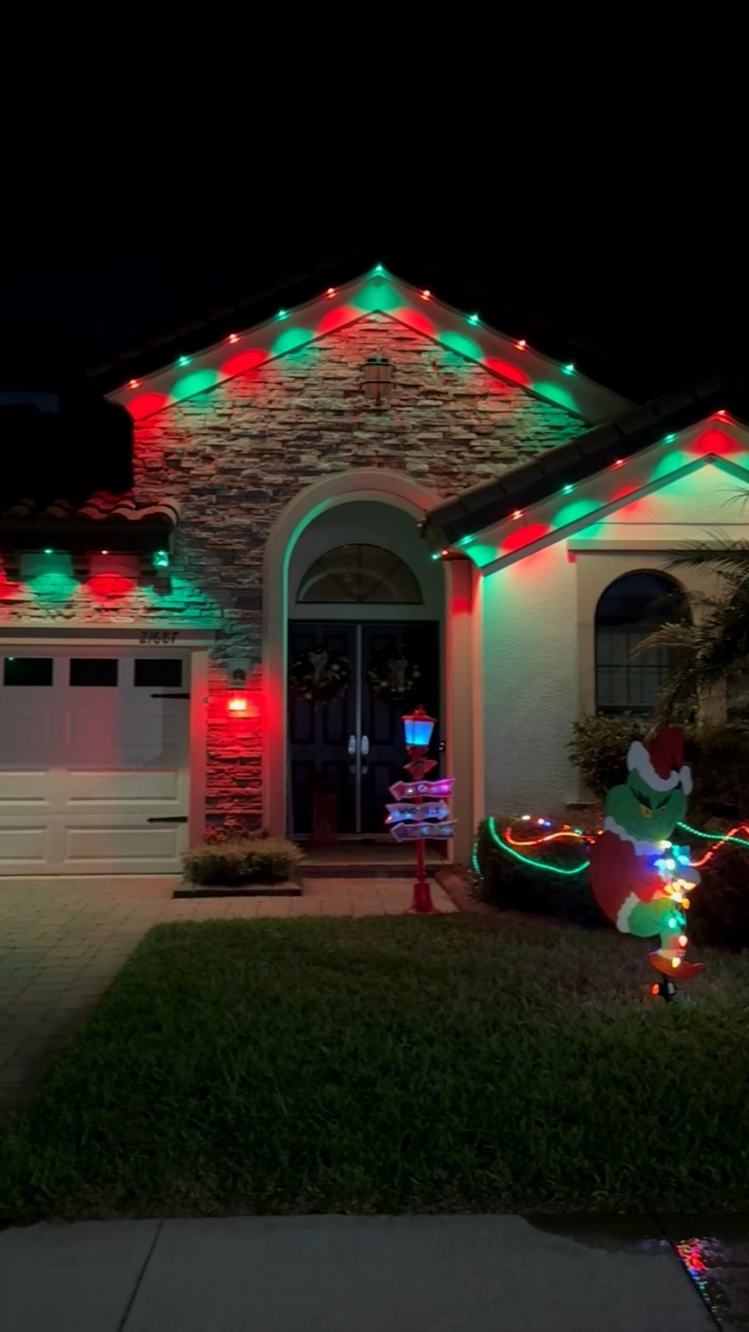 Permanent outdoor lights. So many changing color modes. 

#LTKHome #LTKHoliday