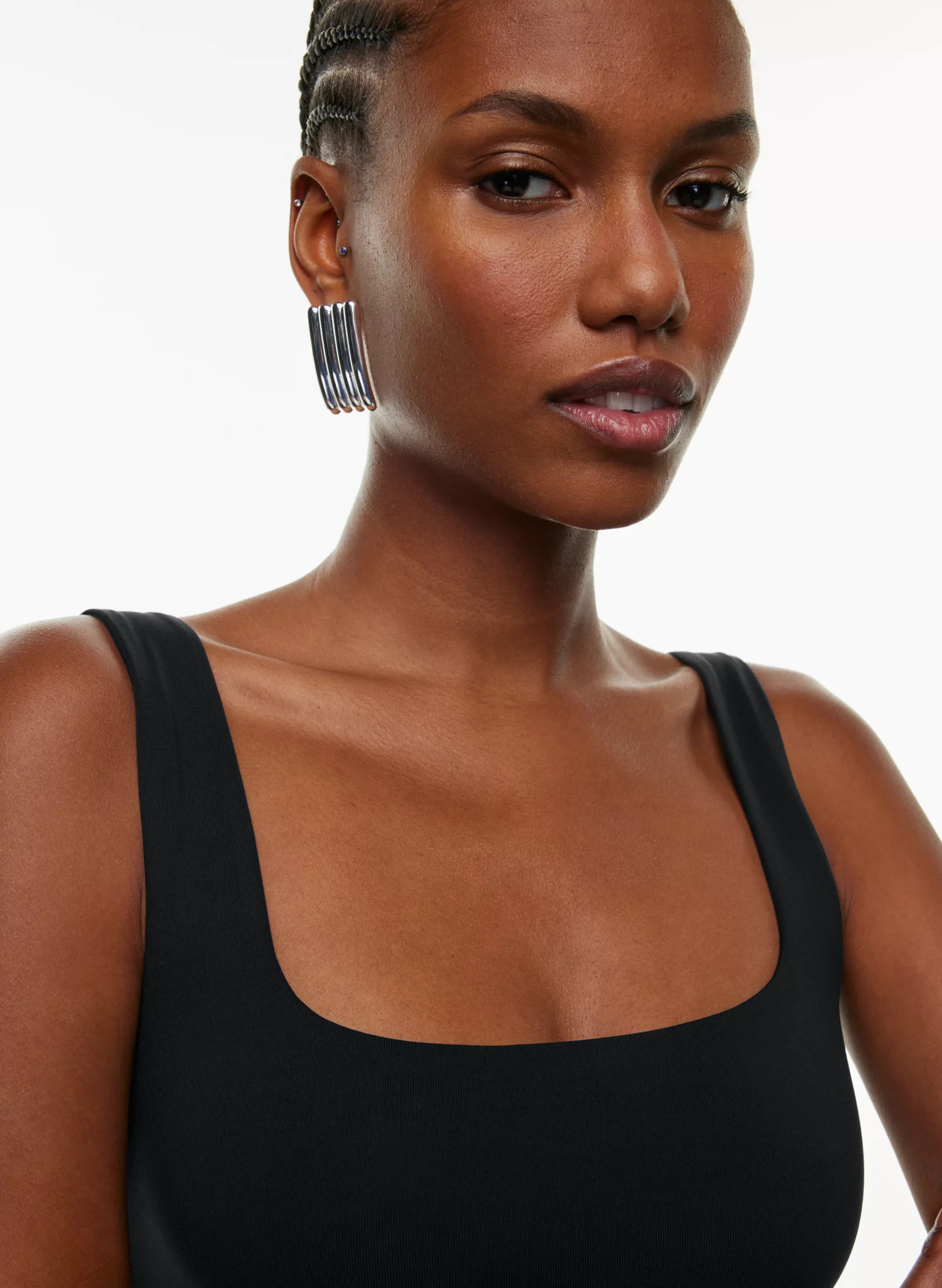 CONTOUR SQUARENECK WAIST TANK | Aritzia