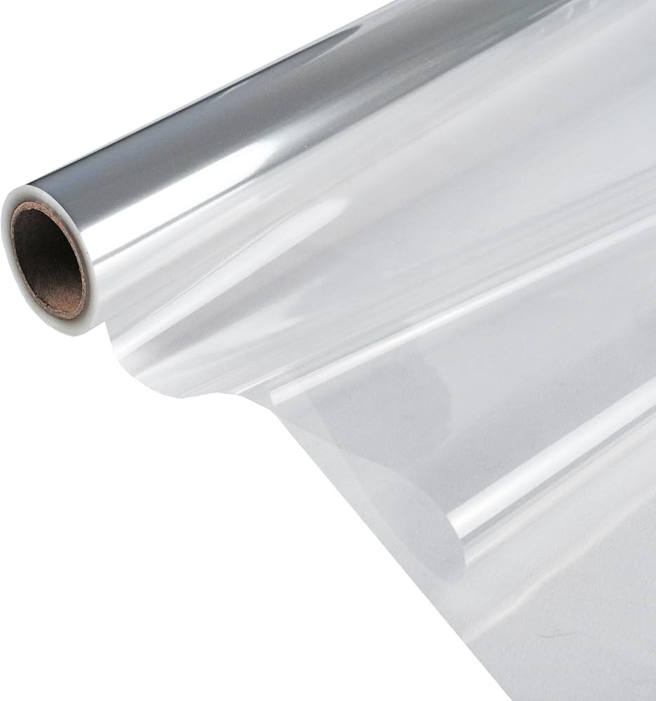 Craft And Party Clear Cellophane Wrap Roll, 40" X 100ft Cellophane Roll, Gift Wrap Roll - Not Fol... | Amazon (US)