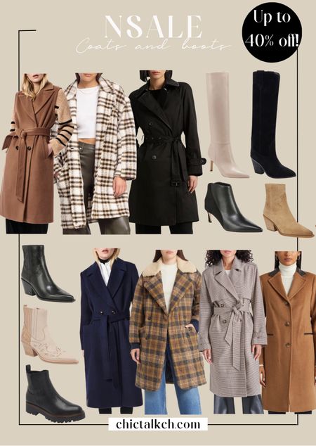 NSALE picks!✨✨✨Take up to 40% off these coats and boots via the Nordstrom sale! all these styles are currently in stock!!!

#LTKshoecrush #LTKunder100 #LTKxNSale