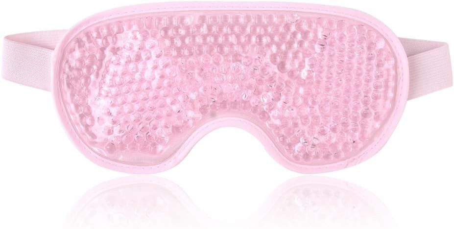 NEWGO Cooling Eye Mask Gel Eye Mask Reusable Cold Eye Mask for Puffy Eyes, Eye Ice Pack Eye Mask wit | Amazon (US)