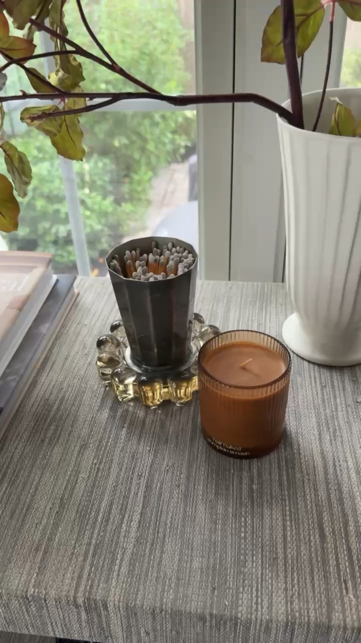 My favorite fall candle and one I look forward to bringing out every year. The warm seasonal scent instantly makes the whole room feel cozier, and I love leaving the vessel out as part of the decor.

fall candle, autumn candle, scented candle, fall home decor, cozy home, home fragrance, seasonal decor, candle styling, coffee table decor, hostess gift idea, fall favorites, girlonthehudson

#LTKSeasonal #LTKHome #LTKdayinmylife