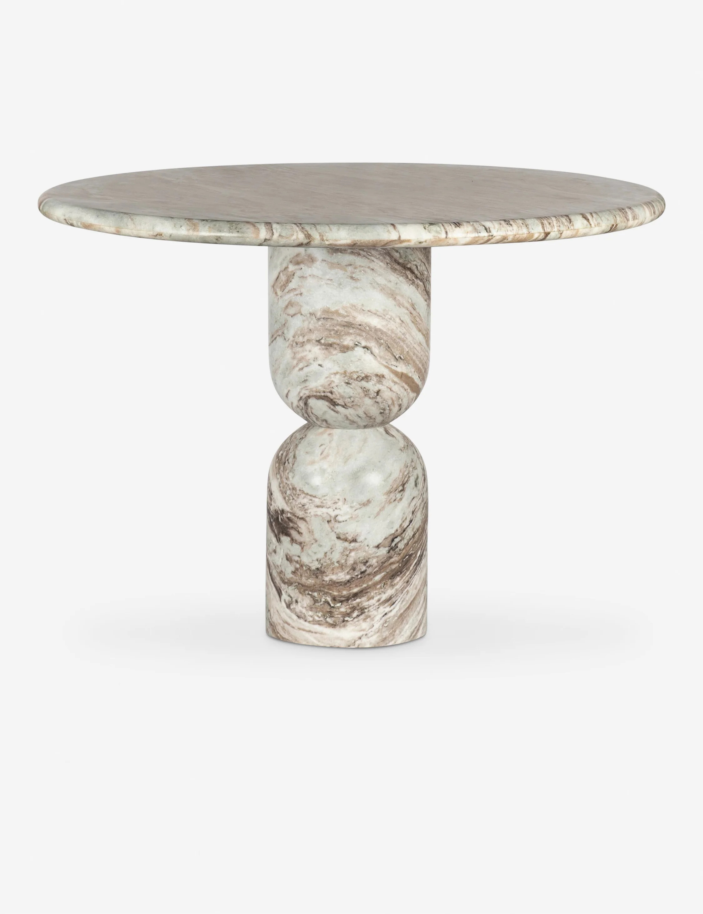Figueroa Round Dining Table by Amber Lewis x Four Hands, Marble 42"W | Lulu and Georgia 