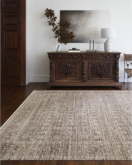 Becki Owens x Surya Margaret Area Rug, 7'10" x 10', Vintage Brown | Amazon (US)