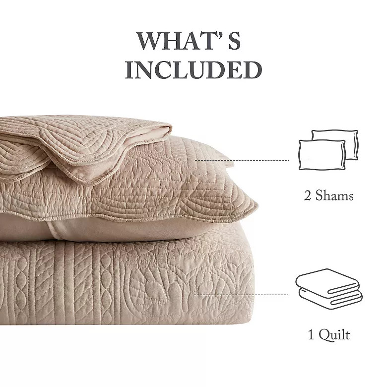 Madison Park Marino 3-Piece Quilt Set with Shams | Kohl's