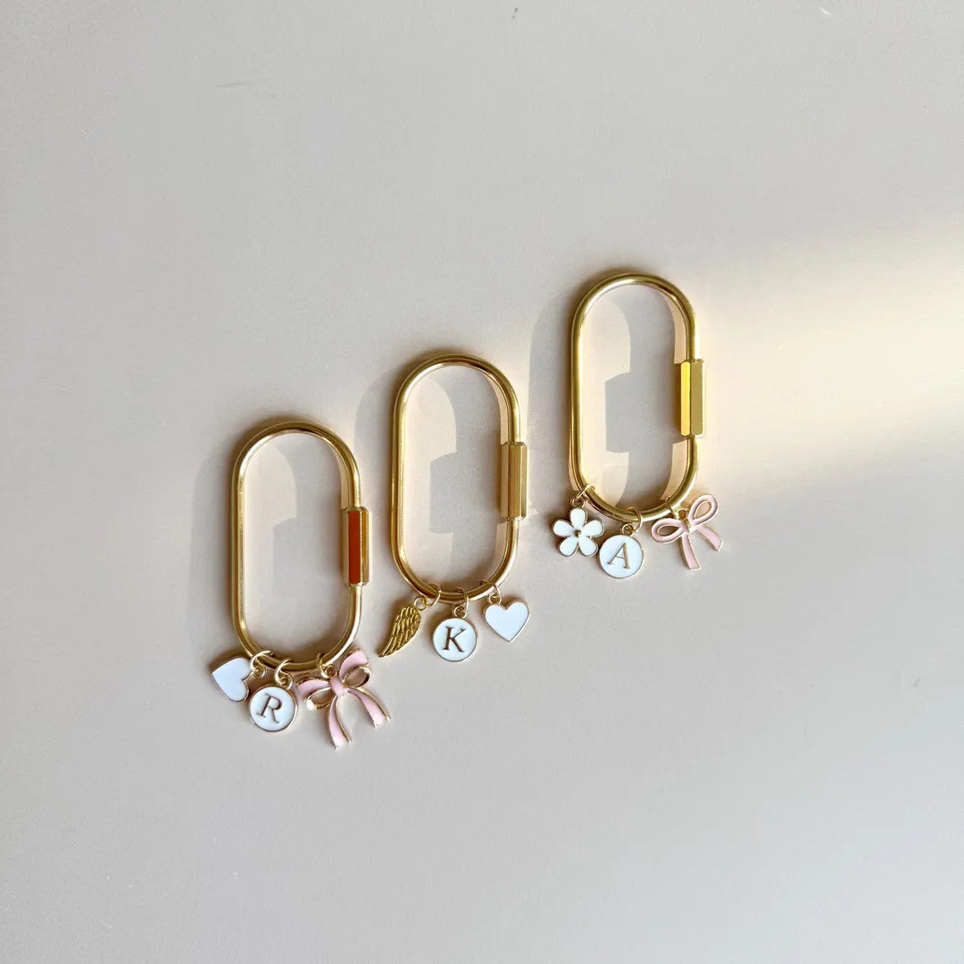 Purse Charm for Tote Bag Trendy Bow Charm Handbag Luxury Charm for Bag With Initial Charm for Car... | Etsy (US)