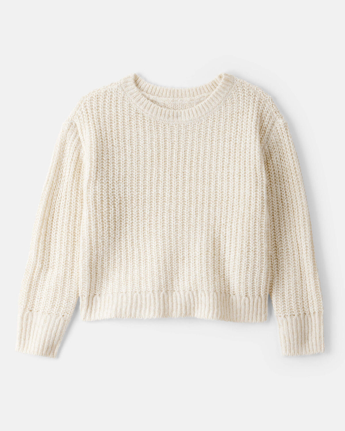 Girls Long-Sleeve Sweater - Ivory - OshKosh B'gosh | Carter's | Carter's Inc