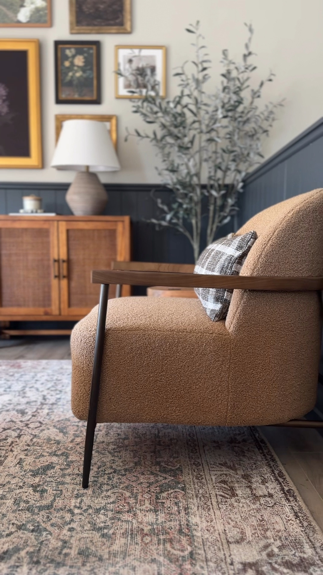 These camel boucle teddi chairs from CHITA are the perfect chairs to go with our new sofa! Love how soft they are and the warmth the bring to the space!

#LTKHome #LTKVideo #LTKStyleTip