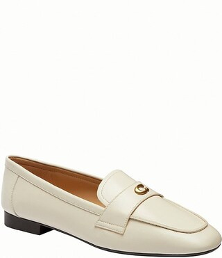 COACH Sculpted C Logo Leather Loafers | Dillard's | Dillard's
