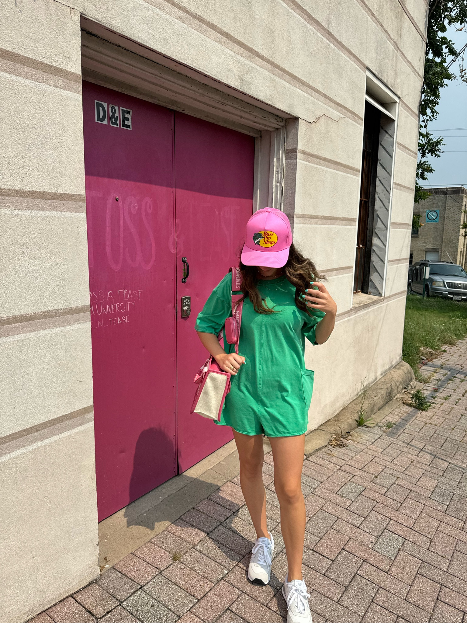 comfy fit
• purse tj maxx
• wearing a xs in romper